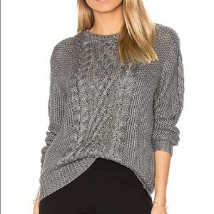 x REVOLVE Angie cable knit sweater